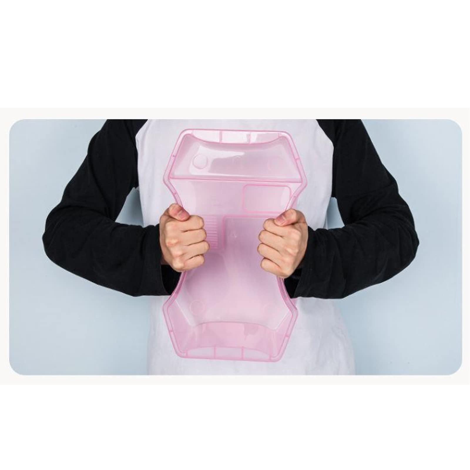Schildkrötenpanzer Schildkröte-Tank mit Trocknungstisch for den Haushalt große kleine Aquarienzucht-Schildkrötenkasten für drinnen und draußen (Color : Roze)