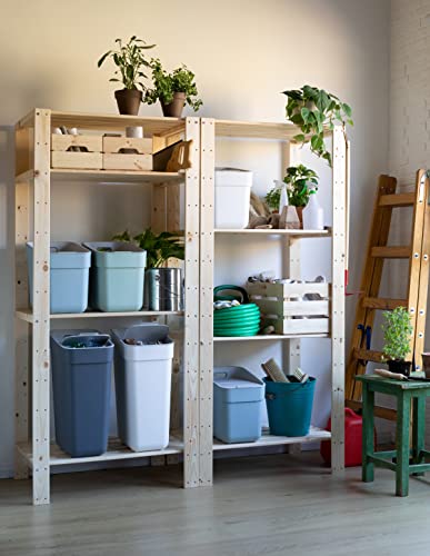 Ready to Collect 30L Mülleimer perfekt zur Trennung von Abfall, Mülltrennsystem stapelbar, weiß – Bild 4