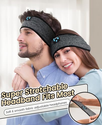 Image of Sleep Headphones Bluetooth Headband - Sleeping Headphones for Side Sleeper Reduce Snoring Disturbance for Sleeping, Sports, Tech /Birthday for Women Men Mom Dad