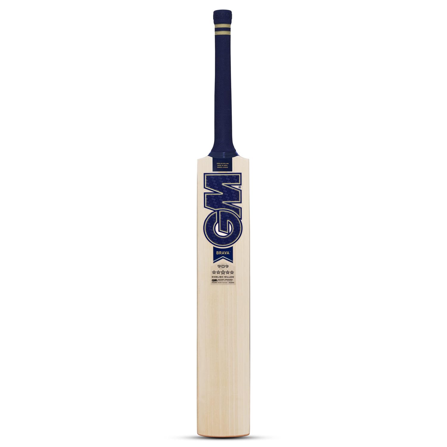GM Brava 909 English Willow Cricket Bat for Mens, Size - Harrow