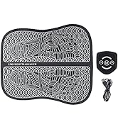 Foot Massager Mat, ANGGREK Portable Foot Massager Rechargeable Foot Muscle Massage Mat Leg Reshap...