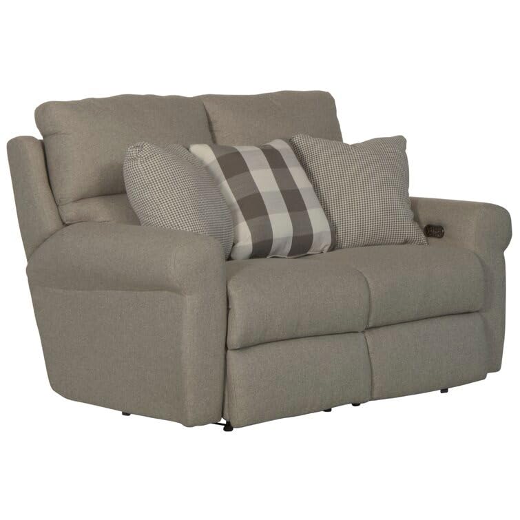 Image of Torque - Avalon 2 Seater Fabric Manual Recliner | Recliner Sofa /Chair for Living Room, Bedroom, Office (Beige) | 1 Year Warranty