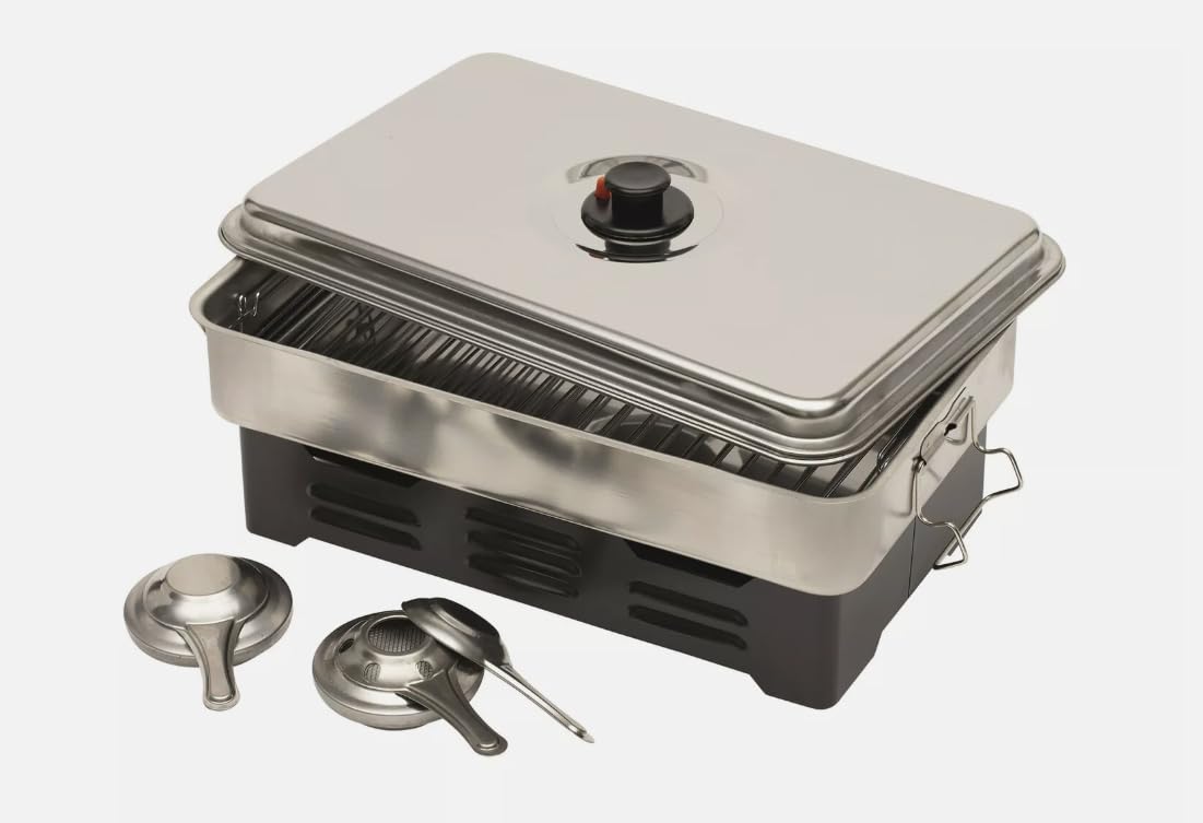 FFT Horno ahumador al aire libre, ahumador de carne, camping, barbacoa, pesca