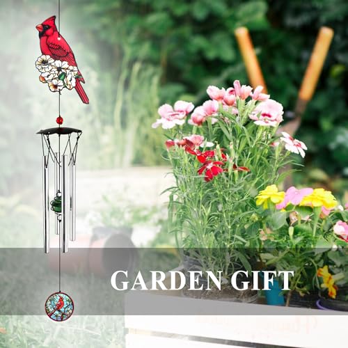 Image of ASTARIN Personalized Wind Chimes Outdoor Large Deep Tone,Large Customized Wind Chimes for Outside Tuned Relaxing Soothing Low Bass,Memorial Windchimes Sympathy for Mom Dad