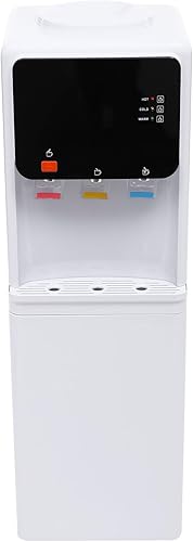 Dispensador de agua fría y caliente de carga superior, dispensador de enfriador de agua para botellas de 3 o 5 galones, máquina de agua con bloqueo