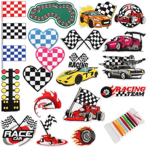 Ruikdly 20 Pièces Patch Thermocollant Enfant, Ecusson Thermocollant Adulte, Ecusson a Coudre...