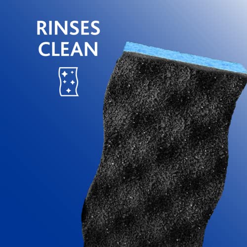 O-Cedar Scrunge Heavy-Duty Scrub Sponge | Odor-Resistant, Multi-Surface Scrubbing Sponge | Lasts 20% Longer Than Regular Sponges,6 Count (Pack Of 1) #TOP2