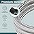 GASPRO High Pressure Propane Regulator with 12FT Braided Hose, 30-PSI High Flow Propane Regulator with Gauge, Fit for Forge, Fire Pit and More