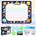 Growsland Water Drawing Mat Kids Toys Magic Mess Free Coloring Xmas Gift Toddlers Toy for 2,3,4,5,6 Year Old Girls Boys Space Theme Writing Painting 39.4