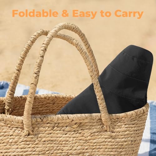 Sombrero de verano reversible para mujer con ala ancha miniatura 7