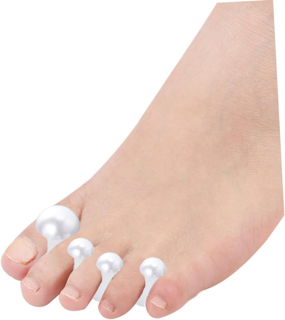 16pcs -Grade Silicone Toe Stretchers Bunion Preventer Pads for Tailor Bunion Toe Separators and Stretcher