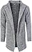Produktbild CARISMA Herren Strickjacke Herren Jacke mit Kapuze 7601, Grey, L