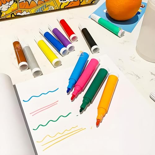 Image of WISHKEY 67 Pieces Art Set for Kids with Duck Theme Case, Art and Craft Supplies Kit for Drawing and Painting with Sketch Pen, Paint Colors, Brush, Color Pencils, Crayons (Pack of 1, Yellow)