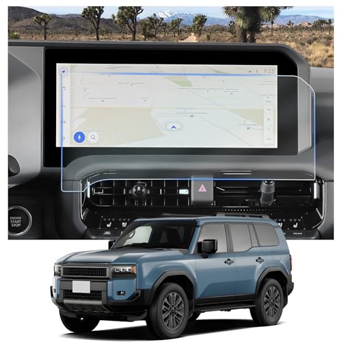 Image of CDEFG 2PCS for 2024 2025 Land Cruiser Screen Protector Compatible with 2024 2025 Toyota Land Cruiser (Land Cruiser /First Edition) Accessories 12.3-Inch Multimedia Display Screen Guard HD Clear