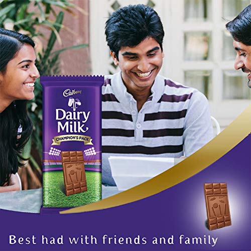 Image of Cadbury Dairy Milk Chocolate Bar Champion Pack, 130 Grams (Pack of 5)