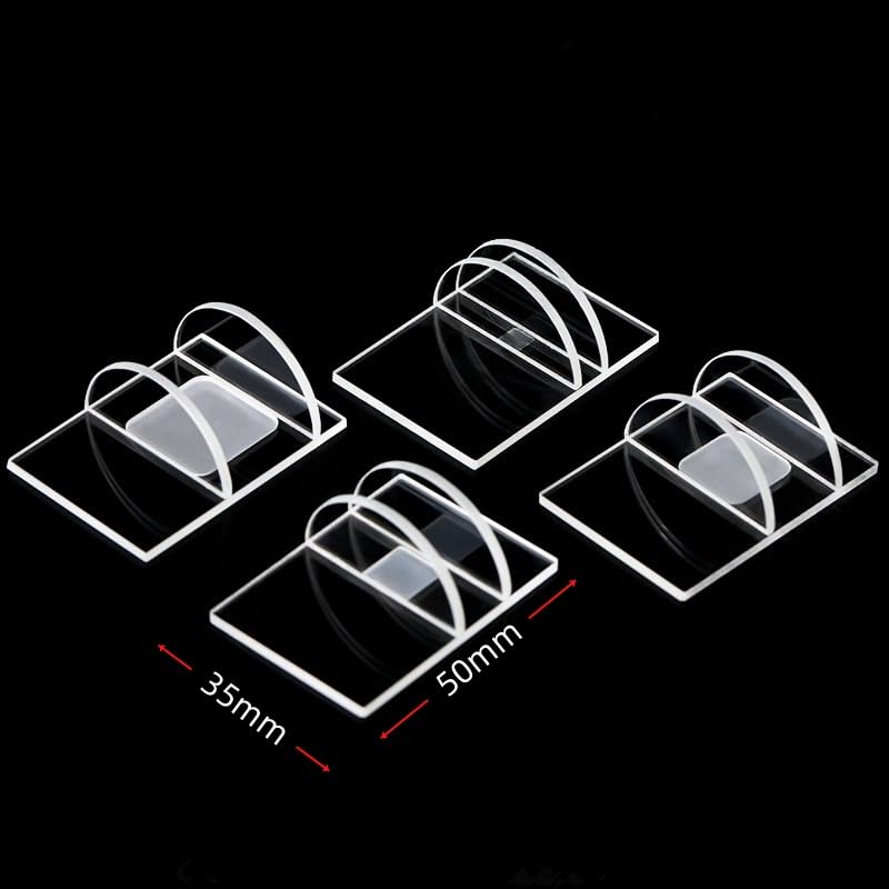 1pcs Sealable XRD Sample Holder 50x35mm - High Transmittance, 5-20mm Groove Sizes, 2mm Wall, 0.5mm Depth(20x20mm)