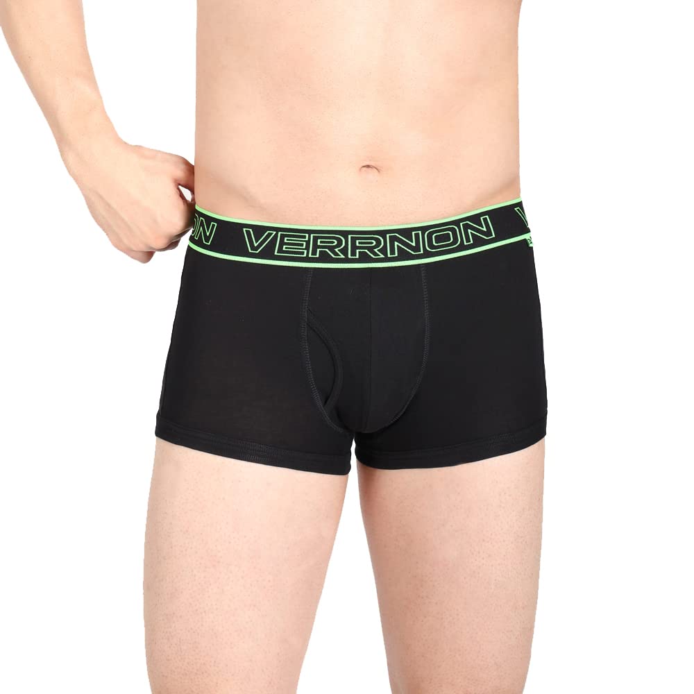 VERRNON POP & Multicolour Double Elastic Smart Fit Waistband Underwear Trunks for Men (Pack of 1) [TTR006]