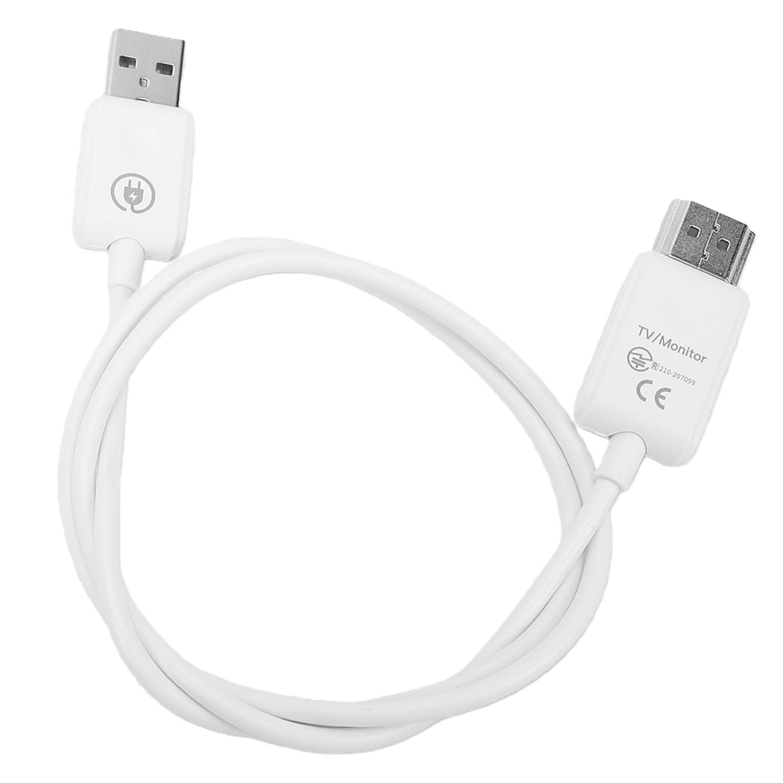 Asixxsix Bezprzewodowy Adapter Wyświetlacza USB C na, 1080P 60 Hz Bezprzewodowy Nadajnik-odbiornik Typu Plug and Play z Zasięgiem 50 M Transmisja 5G do TV Projektor Mirroring