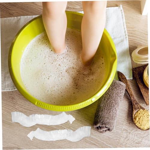 50 bolsas desechables para baño de pies transparentes miniatura 5