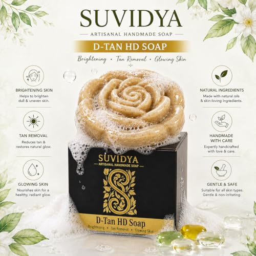 Image of Goat Milk D-Tan Radiance Soap An Advanced Herbal Skin Brightening & Tan Care Bar