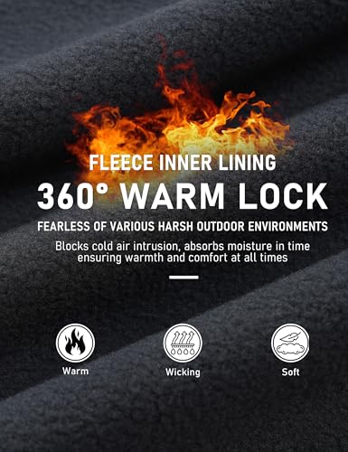 TACVASEN Winter Pants for Men Fleece Lined Waterproof Pants Insulated Hiking Pant for Ski Snowboard Outdoor Work Hunting4