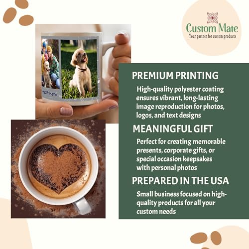Taza personalizada de cerámica 11 oz 8 diseños miniatura 5