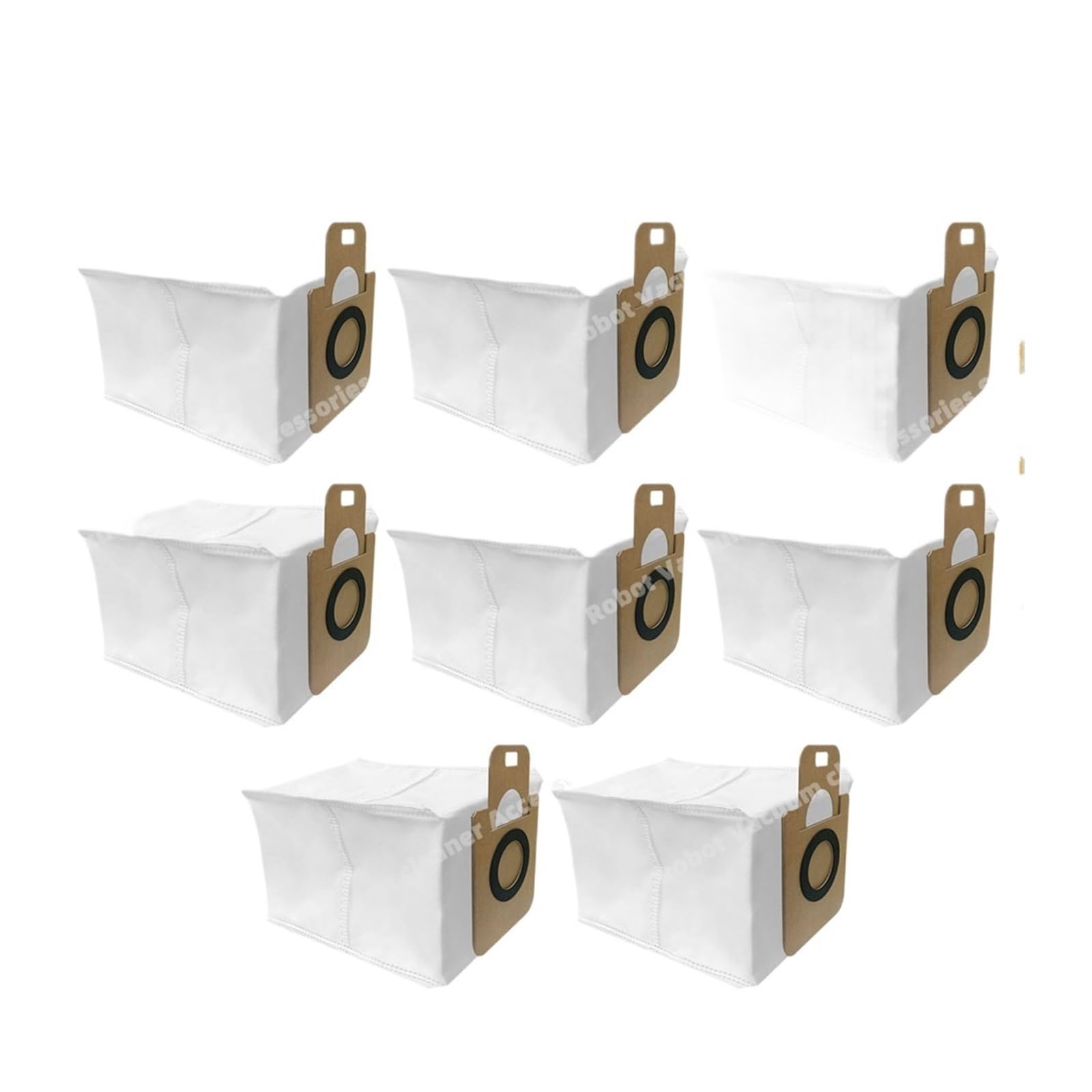 Mwmyquext 8Pcs Compatible For Dreame D10 Plus / D9 Plus. Robot Vacuum Dust Bag