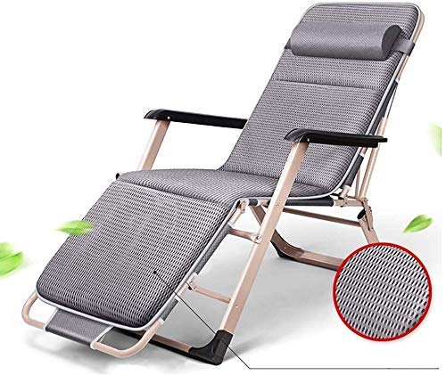 Chaise pliante patio gravité zéro soulage le dos jardin