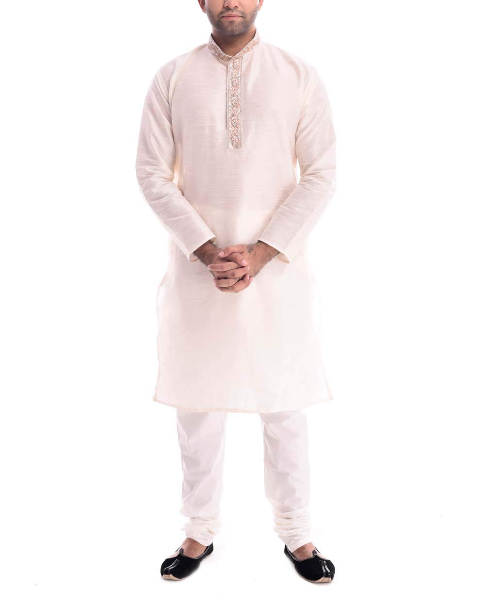 royal kurta Royal Kurt Mens Silk Blend Self Design Kurta Pyjama-picture-29