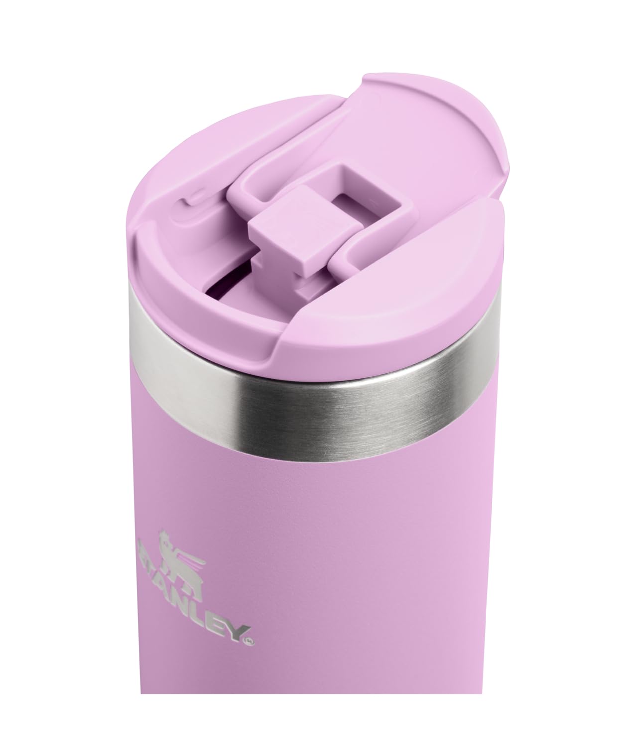Stanley AeroLight Transit Bottle - Botella de agua o taza de viaje para café resistente a fugas, acero inoxidable aislado ligero, sin BPA, color lila