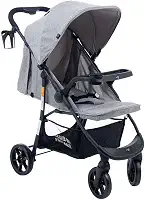 Maxi Baby Carrinho de Bebê Passeio Vira Berço Startravel (Cinza)