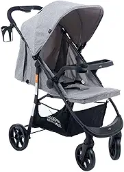 Maxi Baby Carrinho de Bebê Passeio Vira Berço Startravel (Cinza)