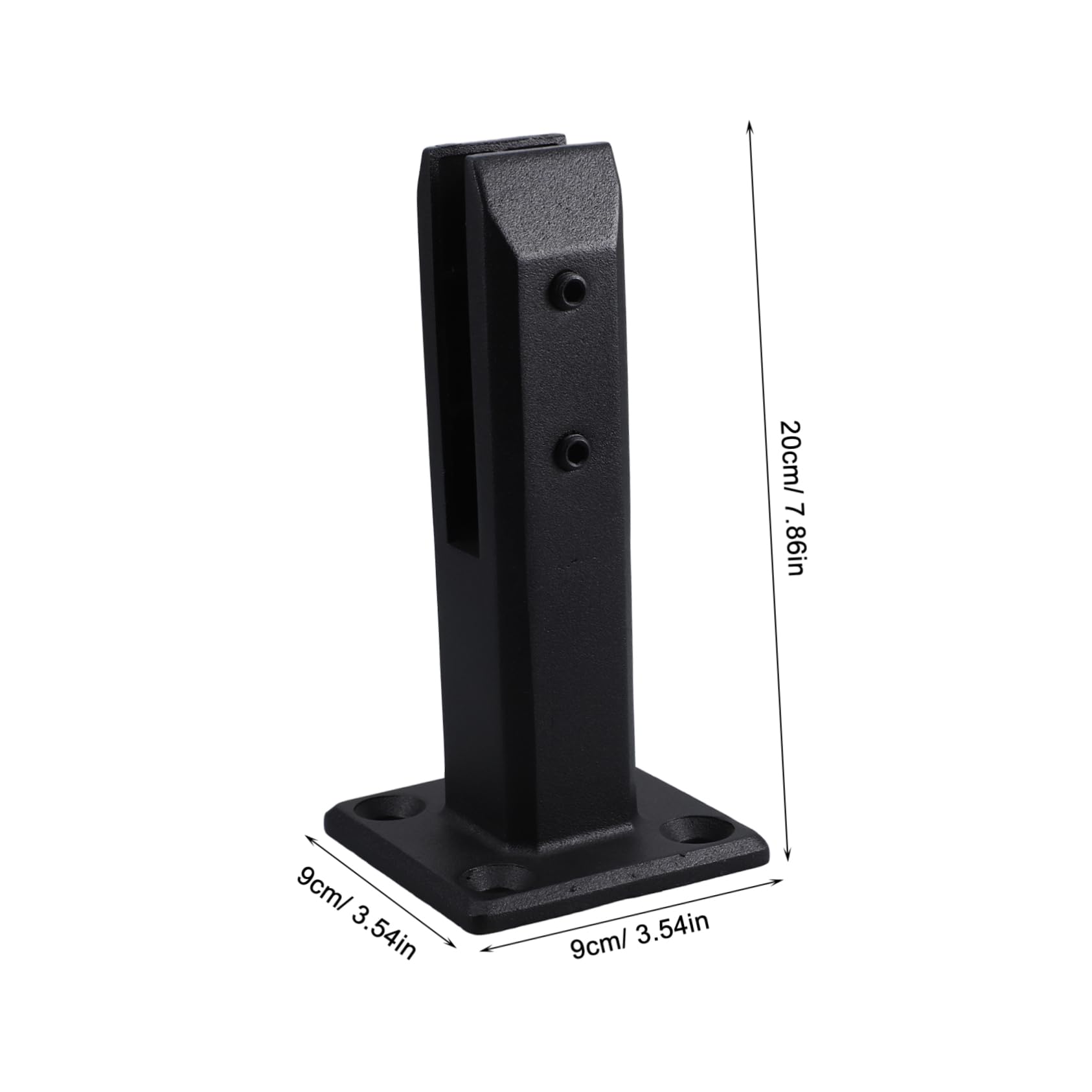 POPETPOP Glass Clamp for Swimming Pool Fence Post and Garden Fencing Durable Indoor Stair Handrail Clip Easy Installation for Balustrade and Staircases