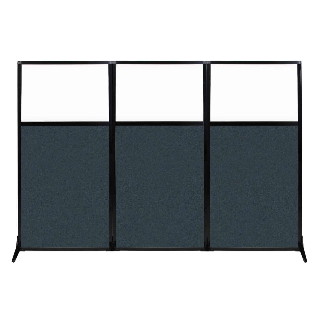 Versare Workstation Partition | Portable Wall Divider | Modern Office Cubicle | Free Standing Privacy Screen | Flexible Work Space | 99" x 70" W/
