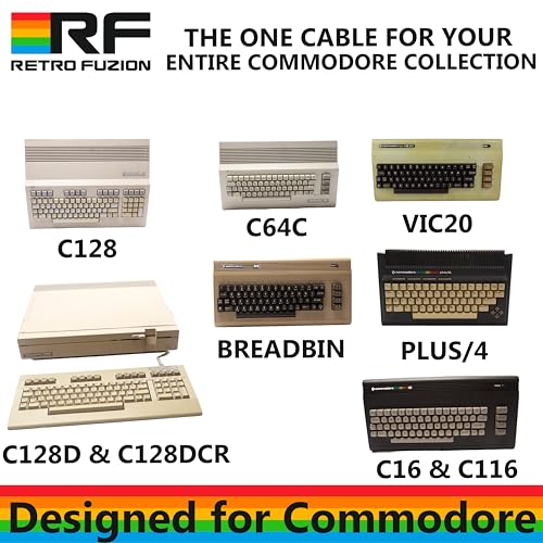 Retro Fuzion C64AVCBL Premium Commodore 64 Av Cable thumb #3