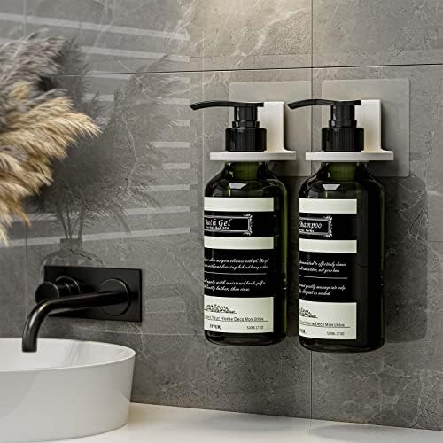 Shower Dispensers Wall-Mounted for Liquid Soap 3 X 520ml Pump Bottles Hand Wash Shampoo Shower Gel Conditioner Dispenser for Bathroom Kitchen