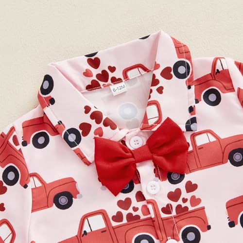 Image of Toddler Boy Summer Outfits Button Down Short Sleeve Floral Shirts & Casual Shorts 1-6 Years Boys Clothes Set
