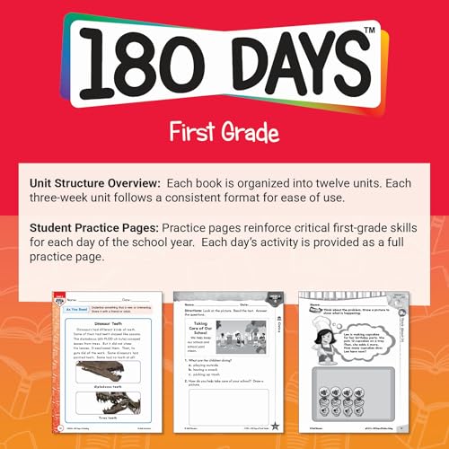180 Days™: Writing, Grade 1 (51524)