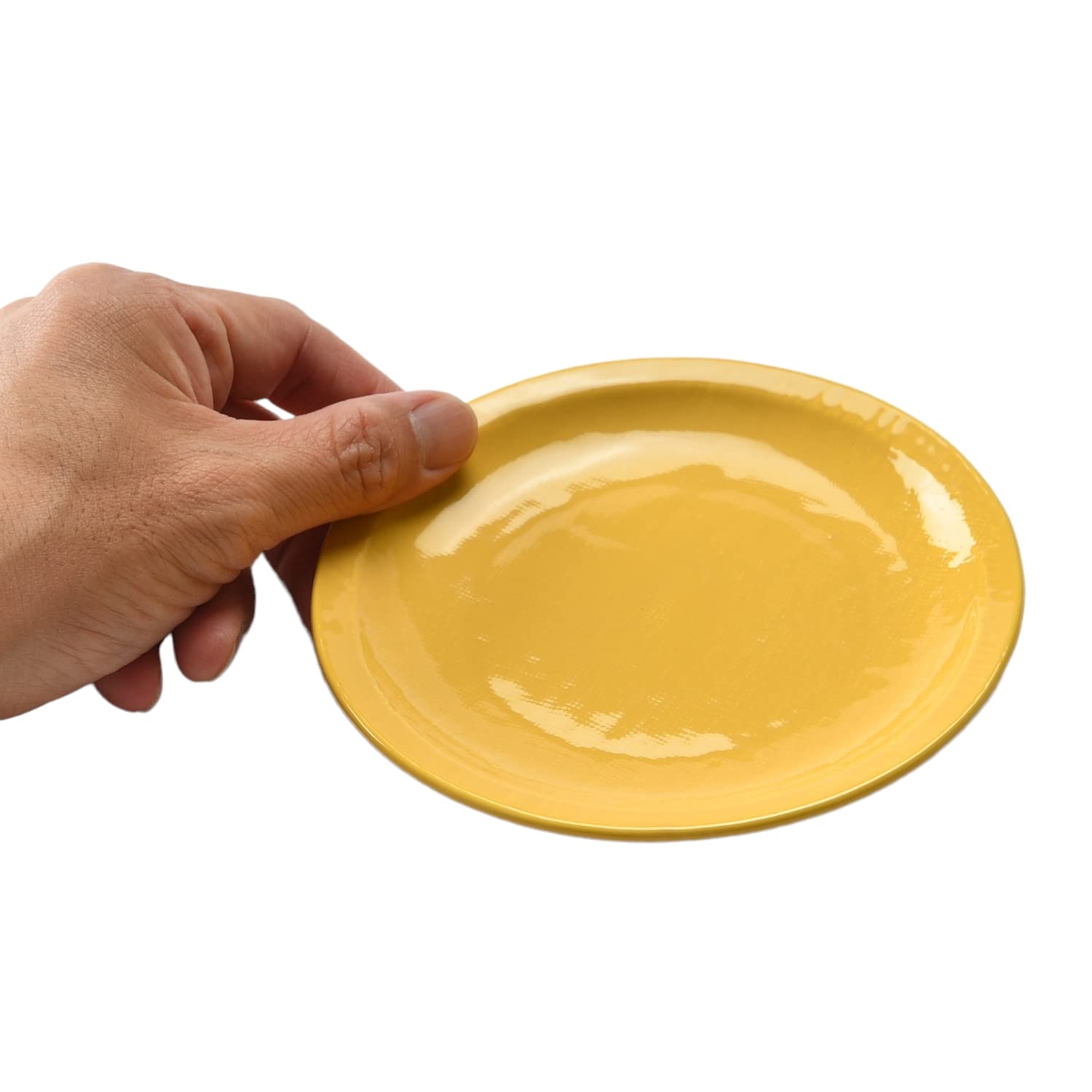 Amazon｜レモン リム付4.5寸丸皿 [137×18mm] | 洋食器の中皿｜小皿