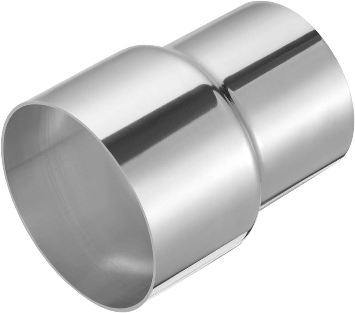 EVIL ENERGY 2PCS Exhaust Adapter Reducer ID 2.5" to ID 3", Pipe Connector 304 Stainless Steel Exhaust Coupler 2 1/2 Inch ID to 3 Inch ID