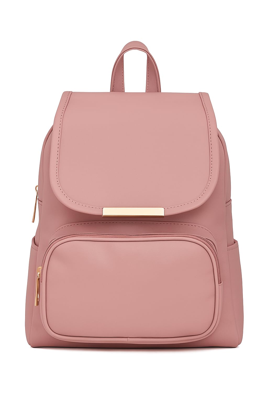 De Elmore Women's Mini Faux Leather Backpack Purse | Small Stylish Daypack for Travel, College, Work | Cute Casual Shoulder Bag for Girls