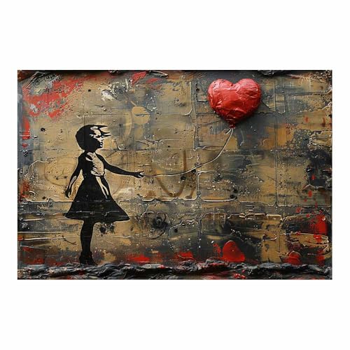 Affiche deco murale rouge 70x100cm pour habiller un grand mur vide sans effort