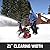 PowerSmart Snow Blower Gas Powered 21-Inch Single-Stage 212cc Engine with Recoil Start, Compact Lightweight Design