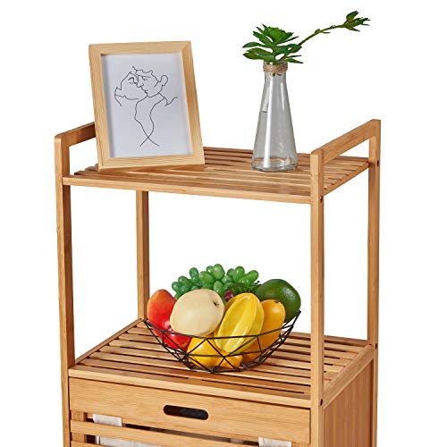 Viagdo Bamboo Floor Cabinet Bathroom Ti Buy Online In Faroe Islands At Desertcart