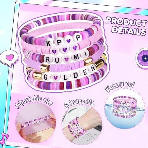 Korea-pop Bracelet for Women, Korea-Pop Bracelet Jewelry Birthday Gift for Fans, Christmas Gifts Cosplay Outfits Decor - Image 4
