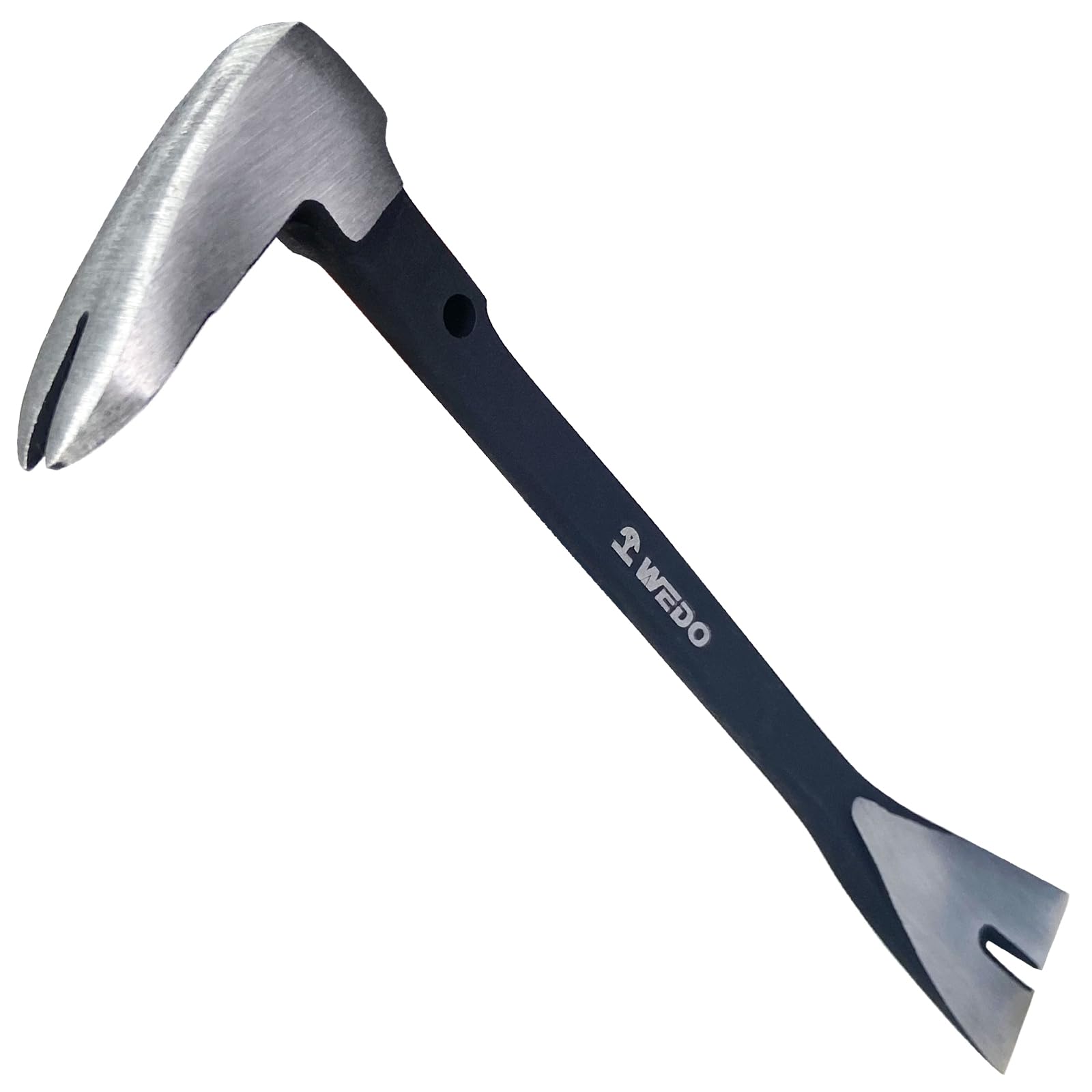 WEDO Pry Bar,12" Nail Puller,High Carbon Steel Crowbar,V Type Cats Paw Nail Remover,Utility Claw Bar Tool for Home Remolding,Woodworking