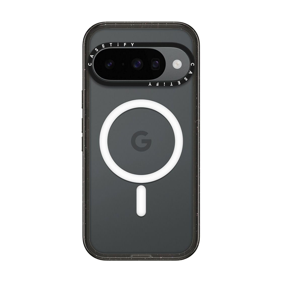 Coque magnétique Google Pixel 10 CASETiFY Impact noir transparent résistante - 4