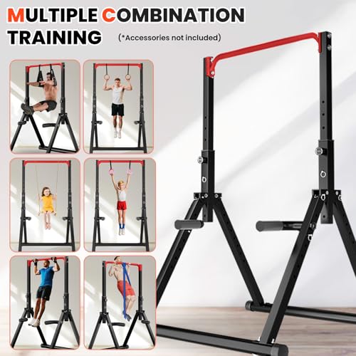 Image of DOBESTS Power Tower Pull Up Bar Free Standing, Foldable Pull Up Station