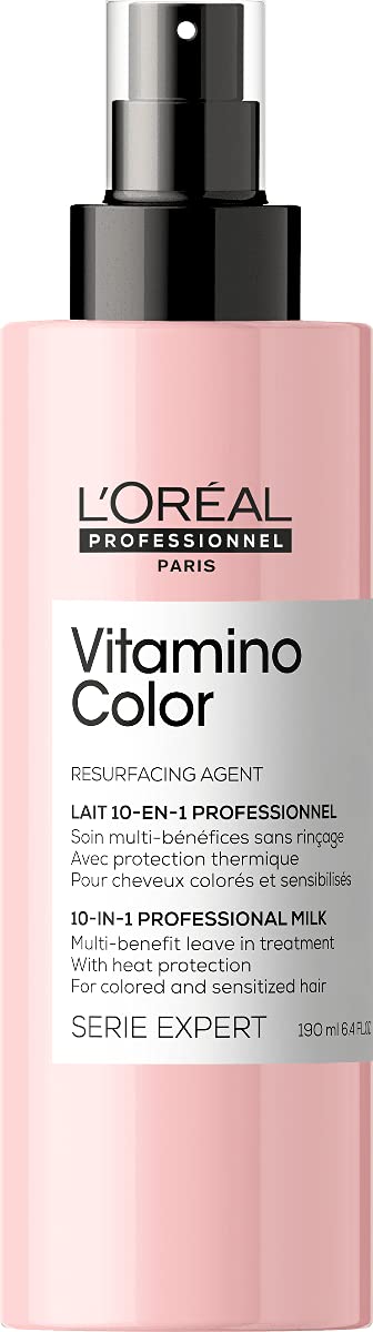 L'Oréal Professionnel Paris Serie Expert Vitamino Color 10 in 1 Pflegespray, Farbschutz Haarpflegespray für coloriertes Haar und strahlende Farbe, Pflegespray für gekräftigtes Haar, 190 ml