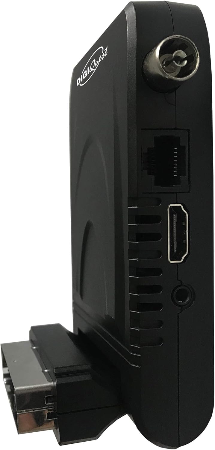 DigiQuest Récepteur HDTV numérique DVB-T/T2 HEVC H.265 HDMI, péritel, œil Infrarouge, USB 2.0